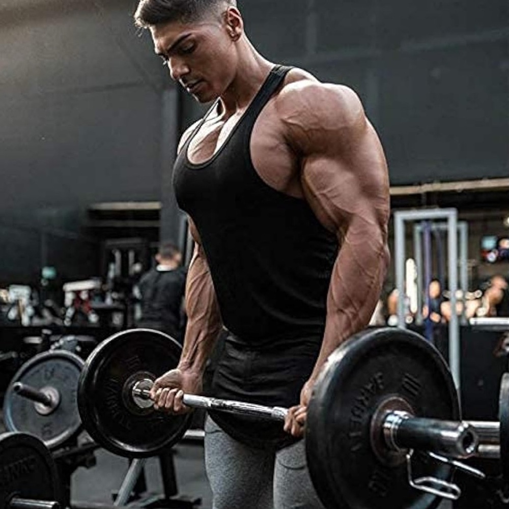 Coofandy Curved Hem Tanktop
